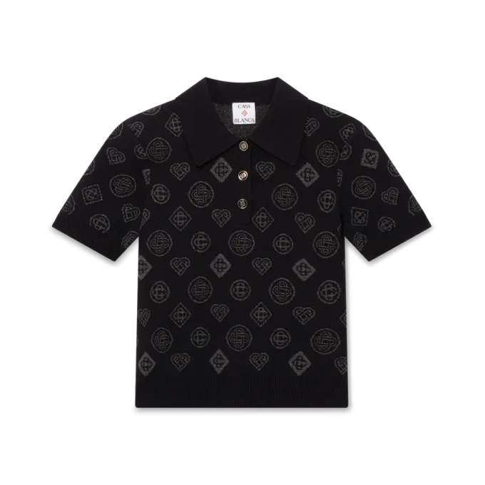 Monogram Jacquard Polo Monogram Jacquard Polo