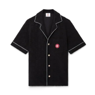 Monogram Jacquard Short Sleeve Towelling Shirt