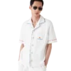 Monogram Jacquard Short Sleeve Towelling Shirt Monogram Jacquard Short Sleeve Towelling Shirt