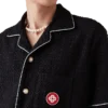 Monogram Jacquard Short Sleeve Towelling Shirt Monogram Jacquard Short Sleeve Towelling Shirt