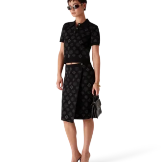 Monogram Jacquard Skirt
