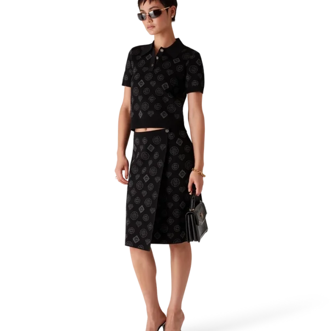 Monogram Jacquard Skirt Monogram Jacquard Skirt