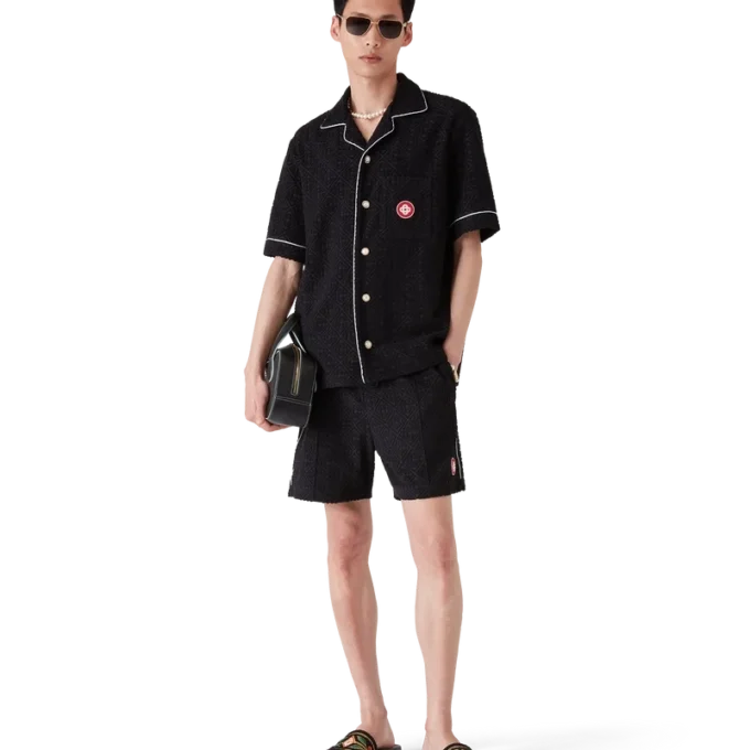 Monogram Jacquard Towelling Shorts Monogram Jacquard Towelling Shorts