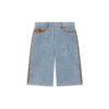 Monogram Jean Shorts