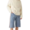 Monogram Jean Shorts