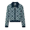 Monogram Knit Zip Jumper Monogram Knit Zip Jumper
