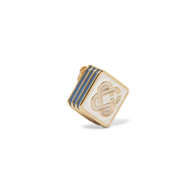 Monogram Logo Stud Earrings