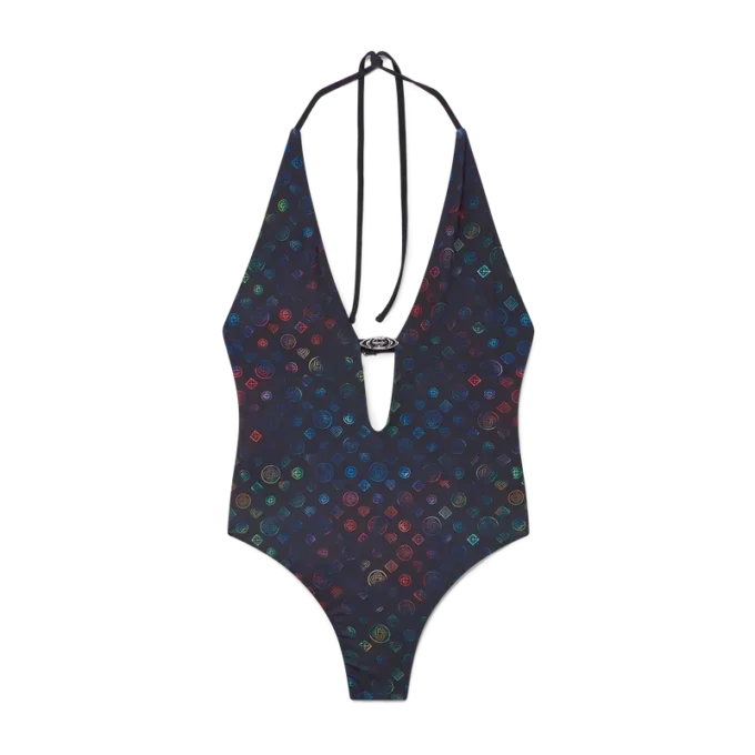Monogram Plunge Swimsuit Monogram Plunge Swimsuit