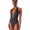 Monogram Plunge Swimsuit Monogram Plunge Swimsuit