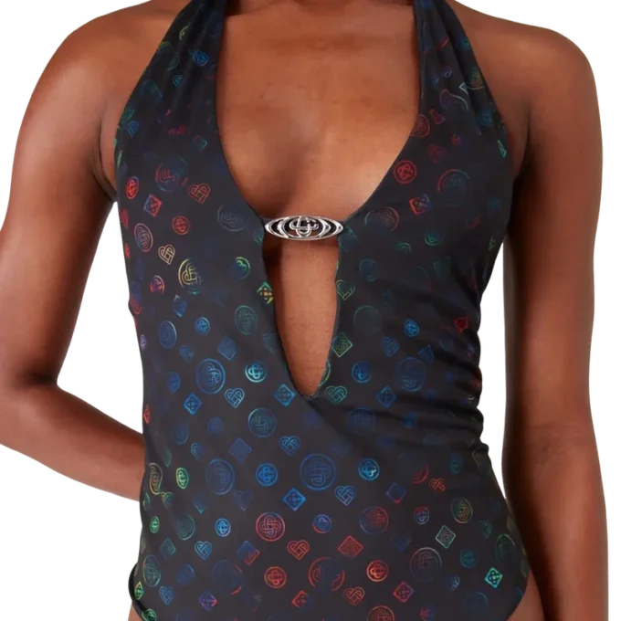 Monogram Plunge Swimsuit Monogram Plunge Swimsuit