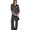 Monogram Pyjama Silk Satin Shirt