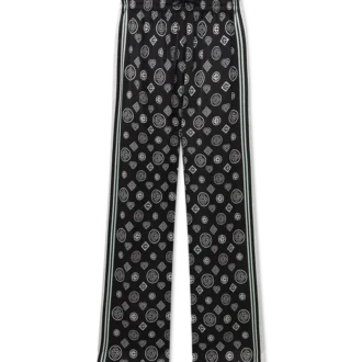 Monogram Pyjama Silk Satin Trousers Monogram Pyjama Silk Satin Trousers