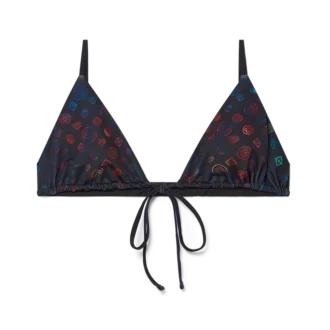 Monogram String Bikini Top