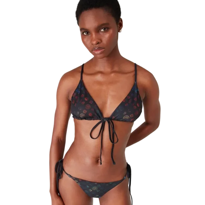 Monogram String Bikini Top