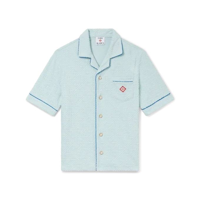 Monogram Towelling Short Sleeve Shirt Monogram Towelling Short Sleeve Shirt