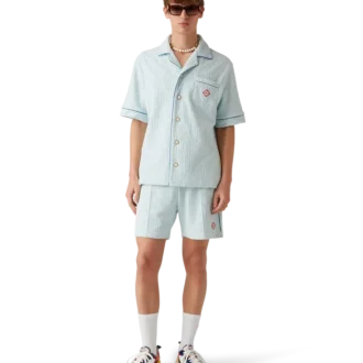 Monogram Towelling Short Sleeve Shirt Monogram Towelling Short Sleeve Shirt