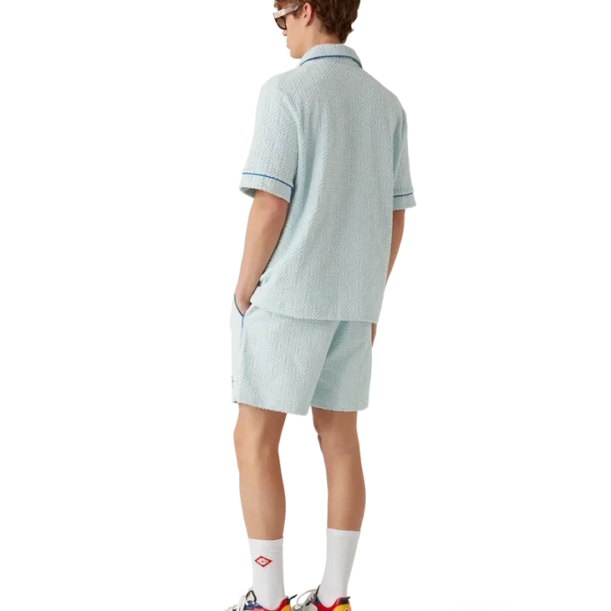 Monogram Towelling Short Sleeve Shirt Monogram Towelling Short Sleeve Shirt