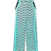 Monogram Wave Silk Trousers