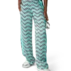 Monogram Wave Silk Trousers