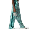 Monogram Wave Silk Trousers