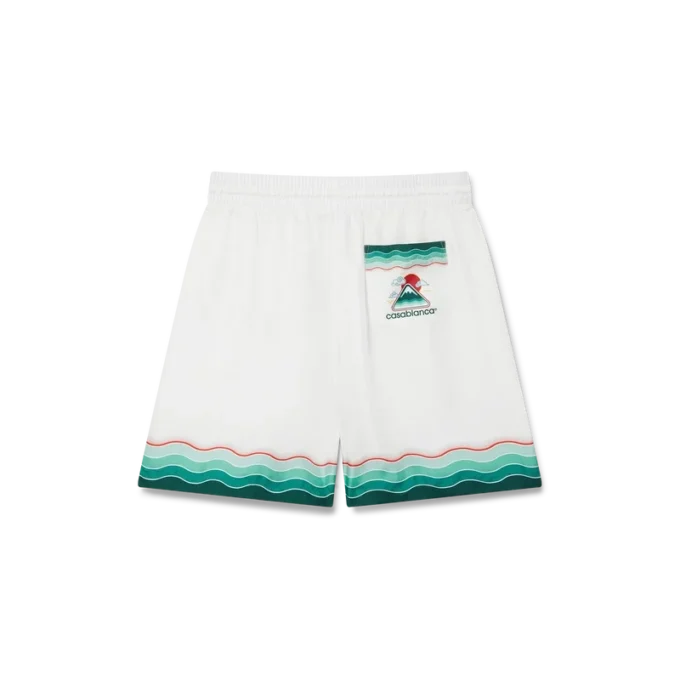 Montagne Ondulee Silk Shorts