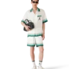 Montagne Ondulee Silk Shorts