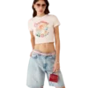 Mushroom Emblem Cropped T-Shirt