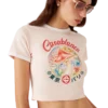 Mushroom Emblem Cropped T-Shirt
