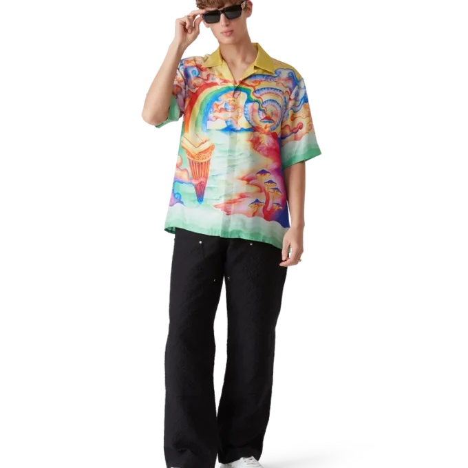 Nature’s Teacher Short Sleeve Silk Shirt Nature’s Teacher Short Sleeve Silk Shirt