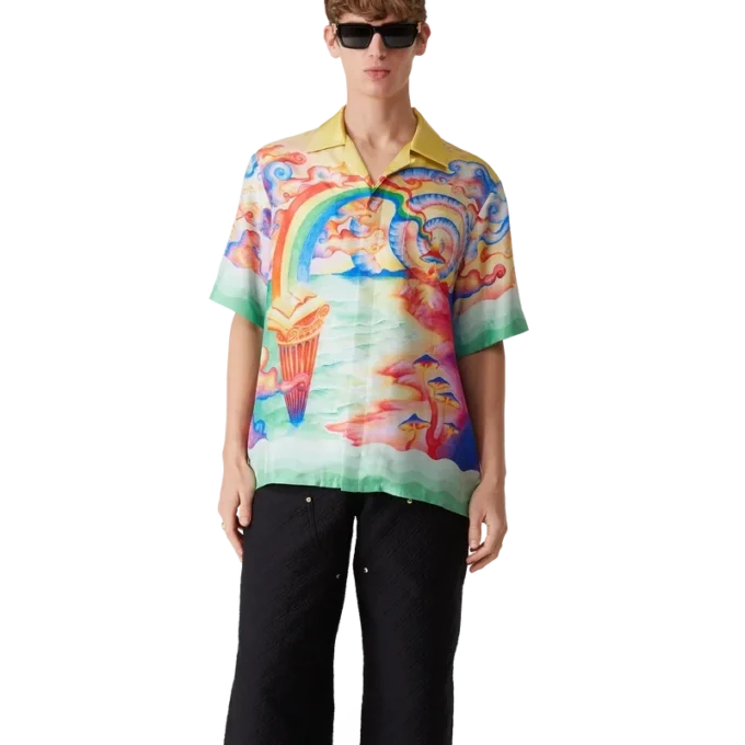 Nature’s Teacher Short Sleeve Silk Shirt Nature’s Teacher Short Sleeve Silk Shirt