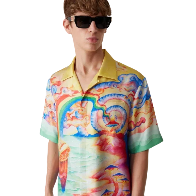 Nature’s Teacher Short Sleeve Silk Shirt Nature’s Teacher Short Sleeve Silk Shirt