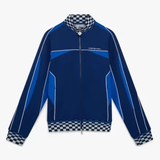 Navy Cyber Tricot Track Jacket Navy Cyber Tricot Track Jacket