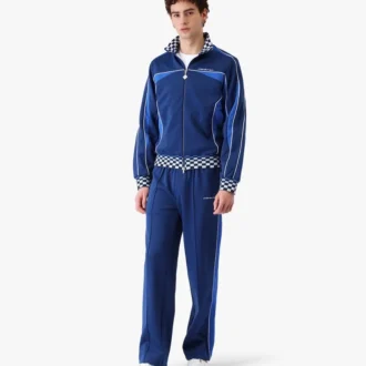 Navy Cyber Tricot Track Jacket Navy Cyber Tricot Track Jacket