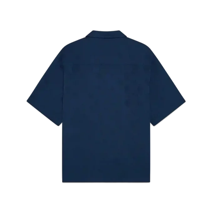 Navy Monogram Short Sleeve Shirt Navy Monogram Short Sleeve Shirt