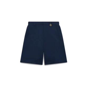 Navy Monogram Shorts