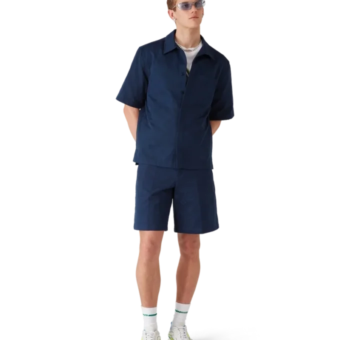 Navy Monogram Shorts Navy Monogram Shorts
