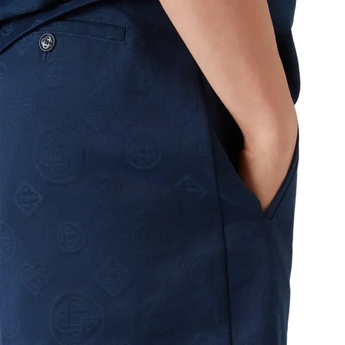 Navy Monogram Shorts Navy Monogram Shorts