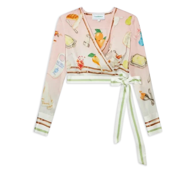 Ne Pas Deranger Wrap Blouse Ne Pas Deranger Wrap Blouse
