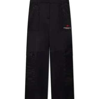 Nylon and Satin Mountain Camo Cargo Trousers