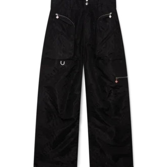 Nylon Jacquard Cargo Trousers