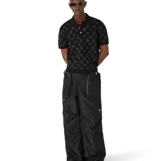 Nylon Jacquard Cargo Trousers