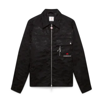 Nylon Mountain Short Sleeve Camo Zip Shirt