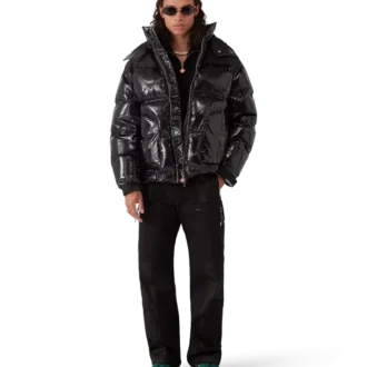 Nylon Puffer Down Jacket