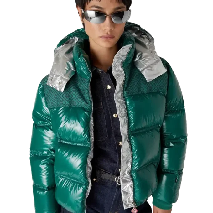 Nylon Puffer Down Jacket