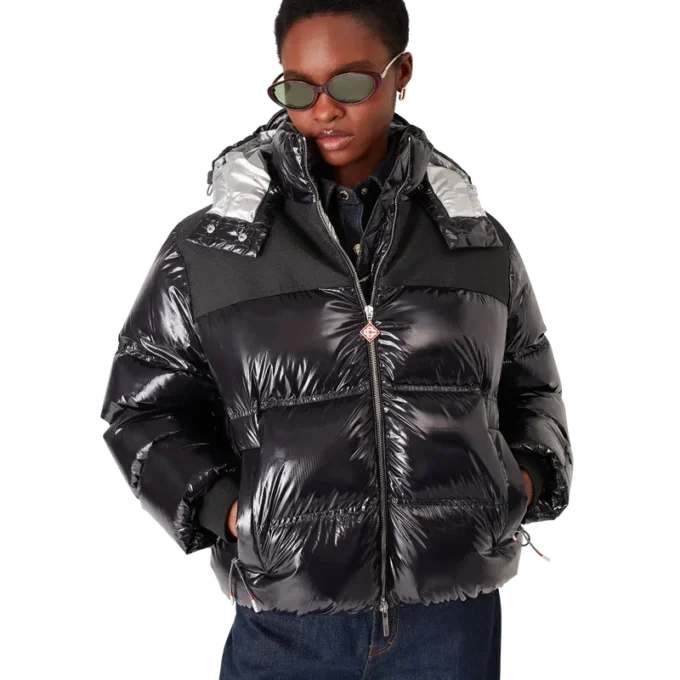 Nylon Puffer Down Jacket