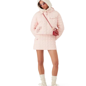 Nylon Quilted Hooded Jacket Nylon Quilted Hooded Jacket