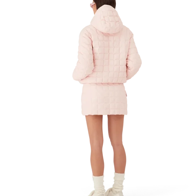 Nylon Quilted Hooded Jacket Nylon Quilted Hooded Jacket