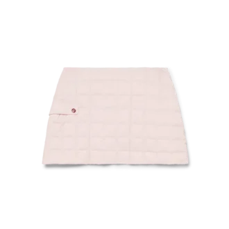 Nylon Quilted Mini Skirt