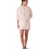 Nylon Quilted Mini Skirt