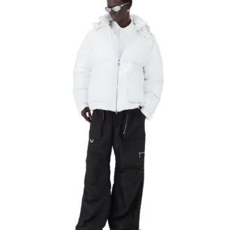 Nylon & Ripstop Puffer Jacket
